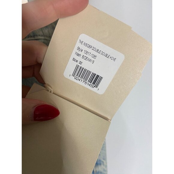 NWT Mother Superior Sideways The Insider Double Double Hover Jeans-sz 32 - Picture 9 of 13